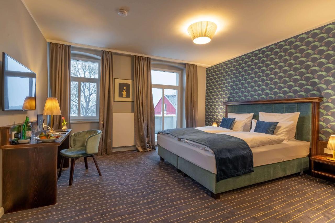 קורורט גוריש Logis Hotel Quartier 5, Saechsische Schweiz, Mit Restaurant, Cafe & Bar מראה חיצוני תמונה